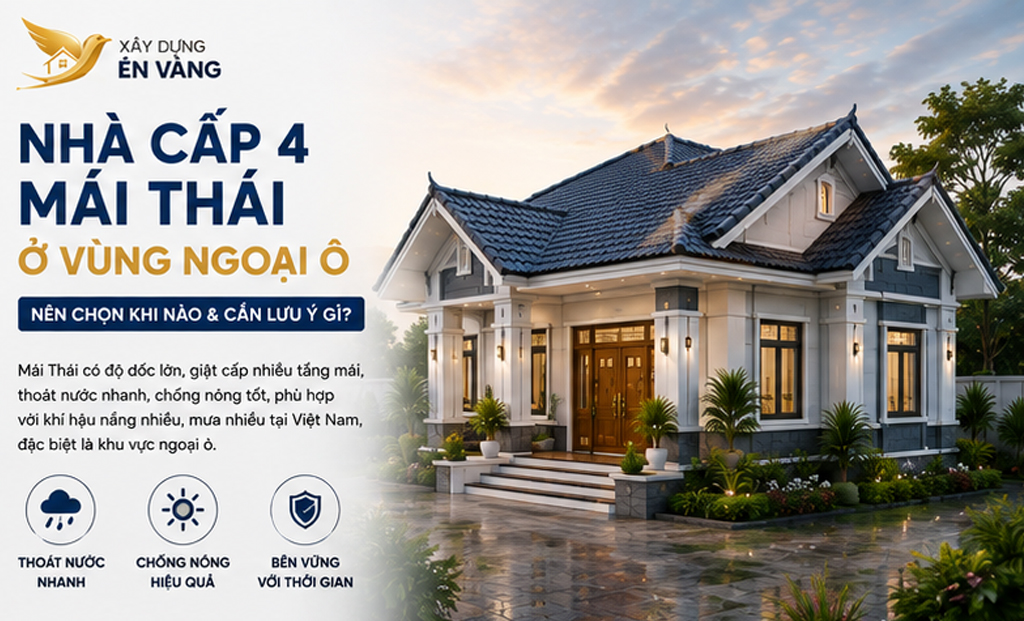 nhà cấp 4 mái Thái nhà cấp 4 mái Thái